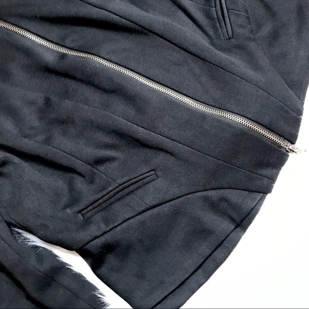 AMBITION Black Structured Zipper Jacket - Picture 4 of 7